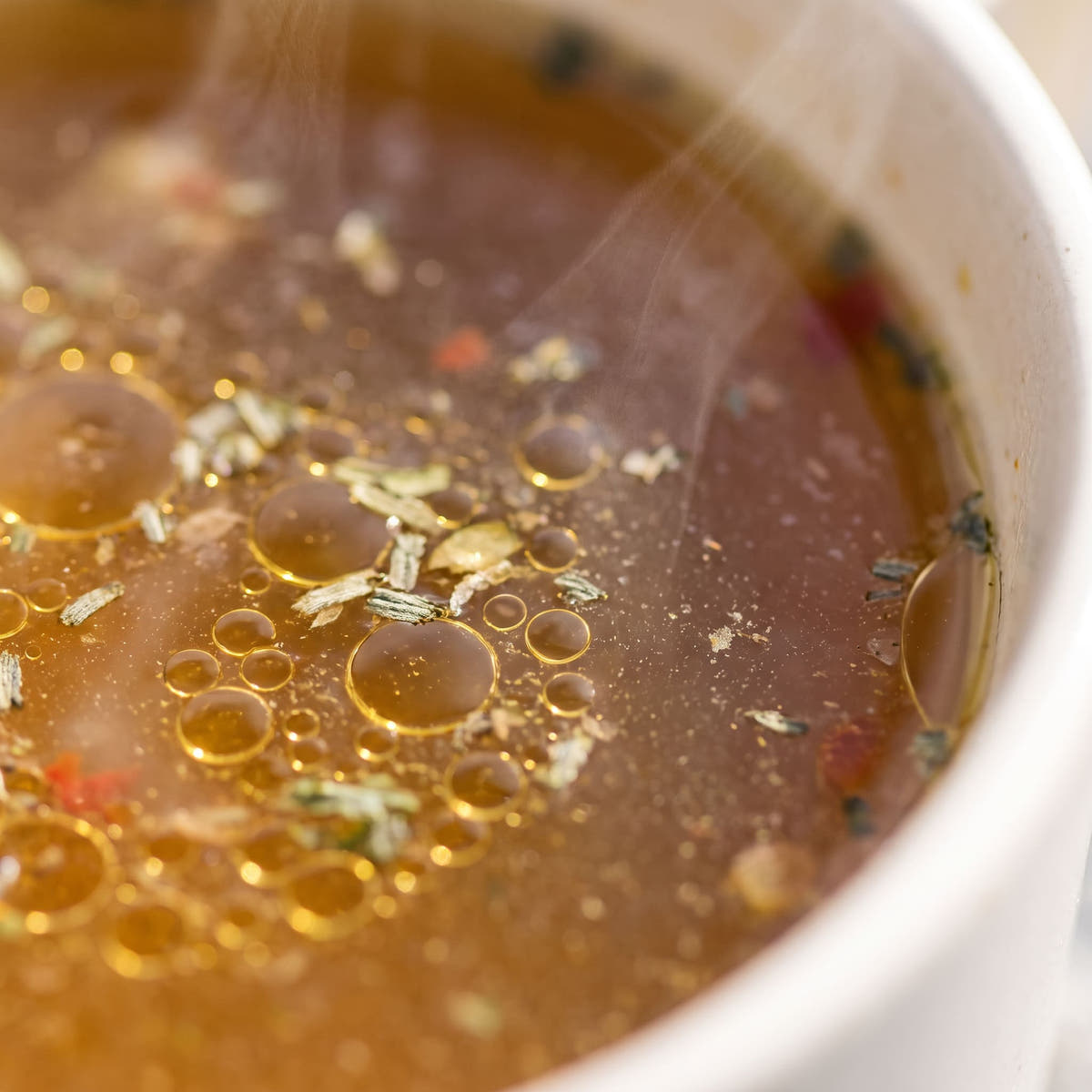 Proteinsuppe aus Rindfleisch