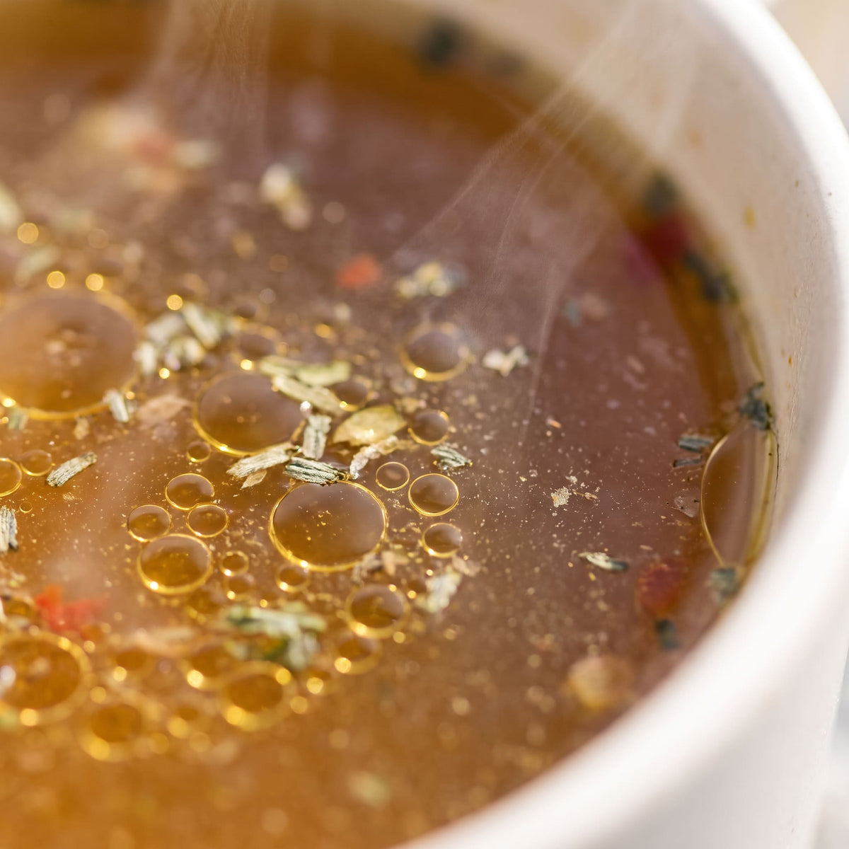 Proteinsuppe aus Rindfleisch