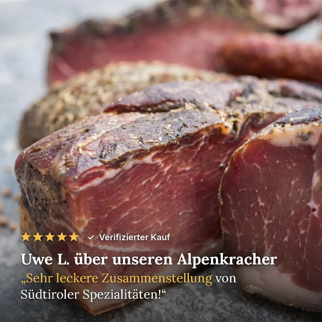 Kundenbewertung: Uwe L. über unseren Alpenkracher, 5 Sterne